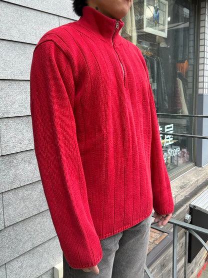 00's「Polo Jeans Co. Ralph Lauren 」ハーフジップニット