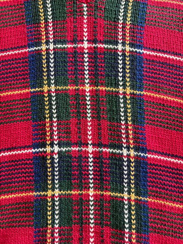 90's「Polo by Ralph Lauren」 タータンチェック コットンニット