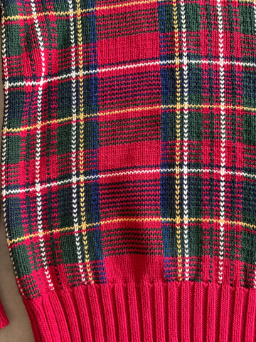 90's「Polo by Ralph Lauren」 タータンチェック コットンニット
