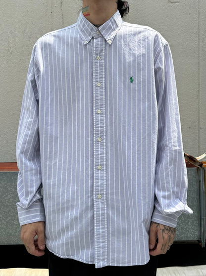 90’s RALPH LAUREN 「CUSTOM FIT」ストライプシャツ