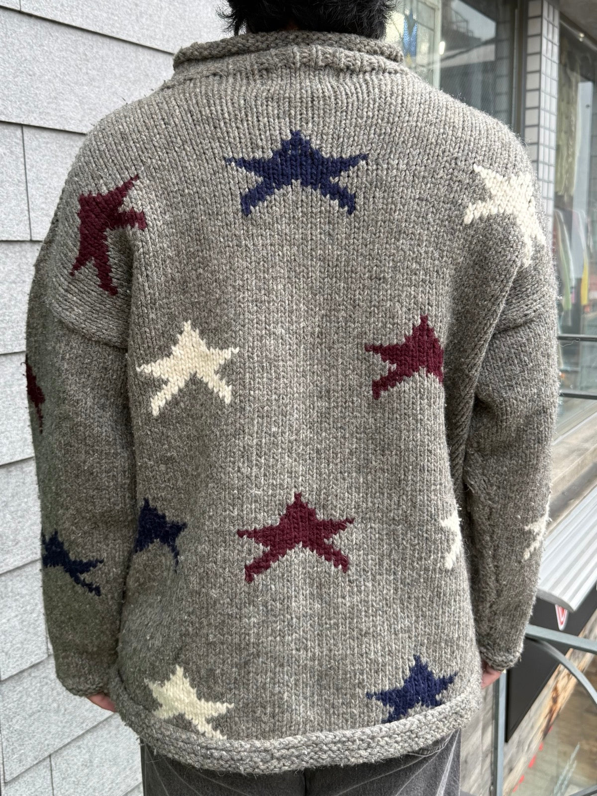90's「星柄」エクアドルニット