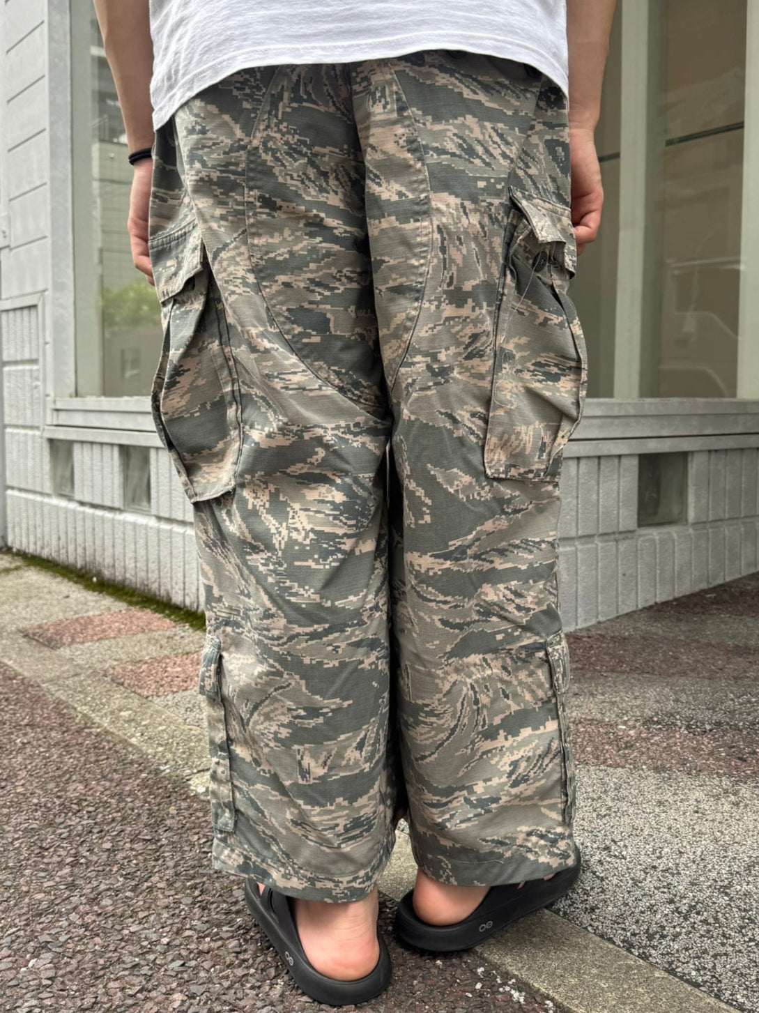 REMAKE WIDE ARMY PANTS