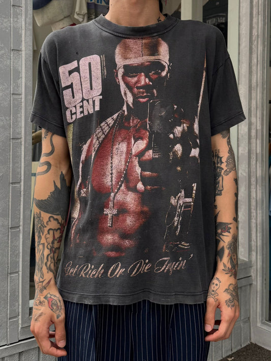 00's 50CENT「Get Rich or Die Tryin'」バンドTシャツ