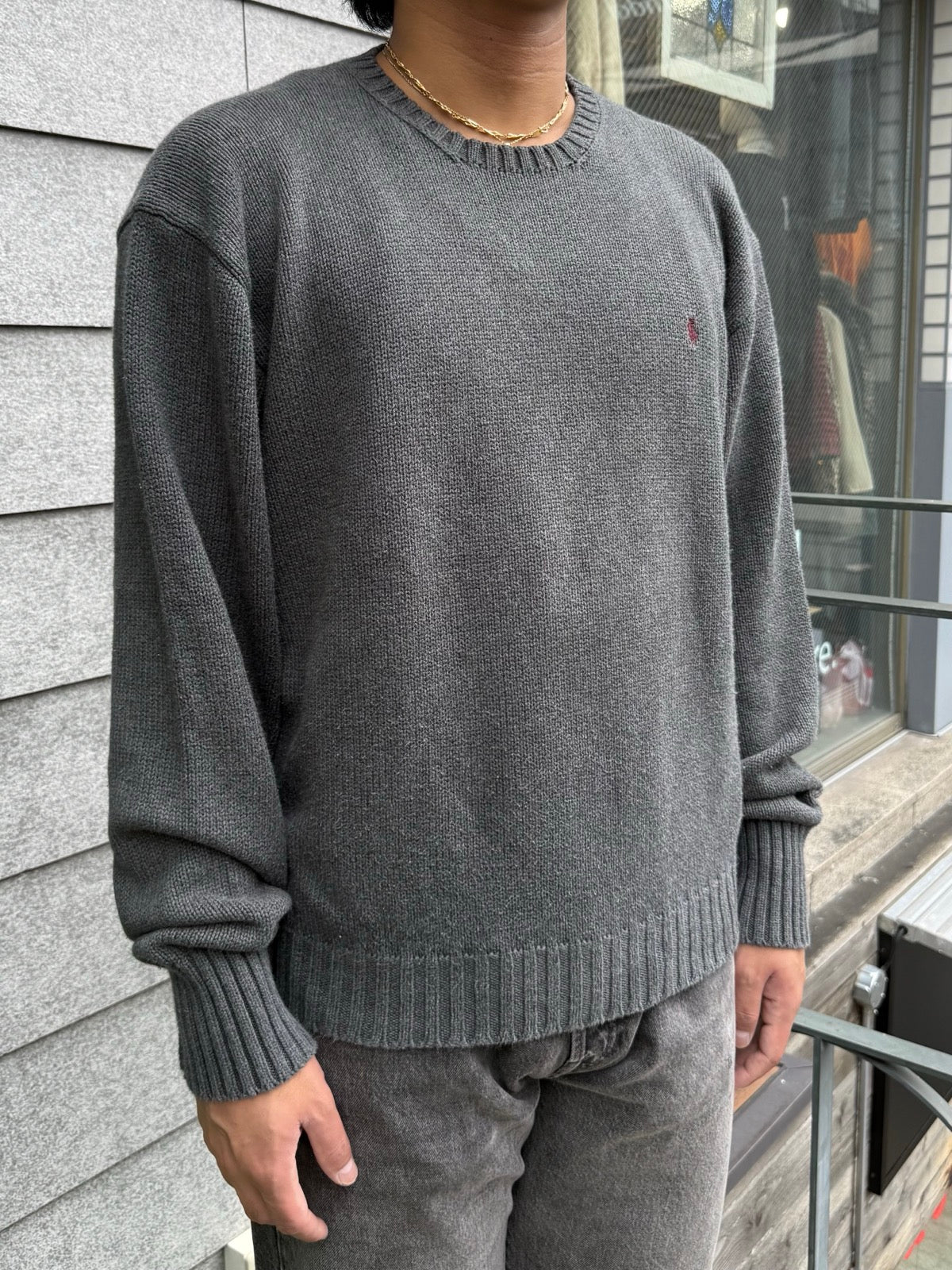 00's「Polo by Ralph Lauren」ワンポイントニット