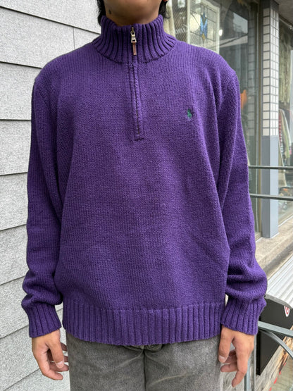 00's「Polo by Ralph Lauren」ハーフジップニット