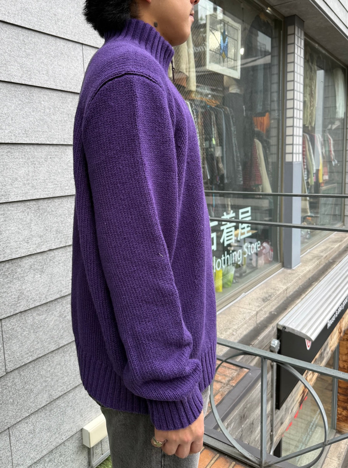 00's「Polo by Ralph Lauren」ハーフジップニット