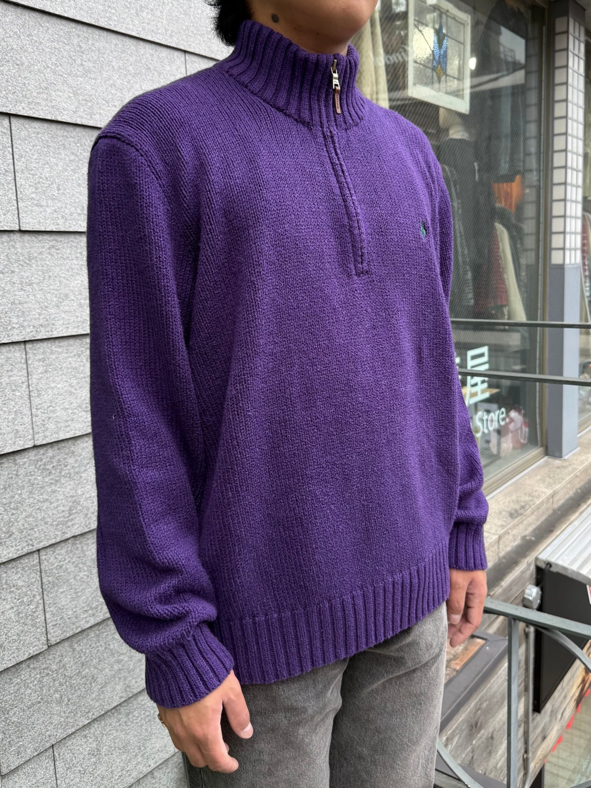 00's「Polo by Ralph Lauren」ハーフジップニット