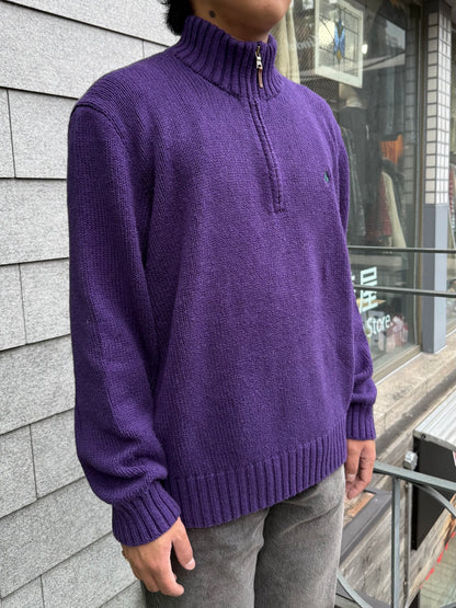 00's「Polo by Ralph Lauren」ハーフジップニット