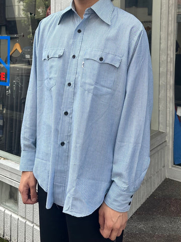 80's LEVI'S USA製 ストライプシャツ