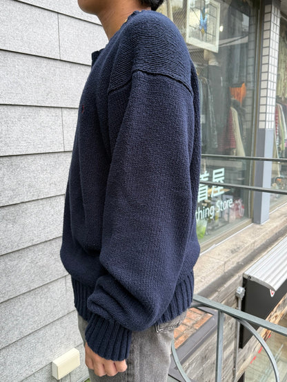 00's「Polo Ralph Lauren」ワンポイントニット