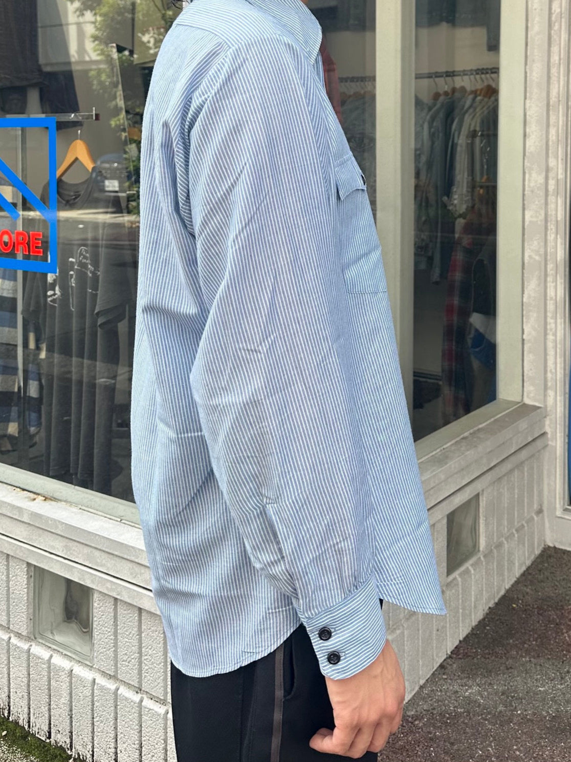 80's LEVI'S USA製 ストライプシャツ