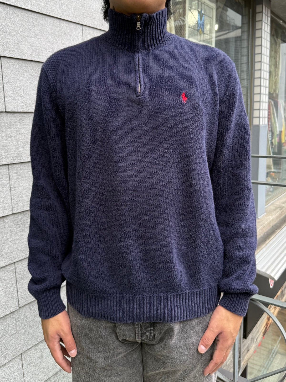 00's「Polo by Ralph Lauren」ハーフジップニット