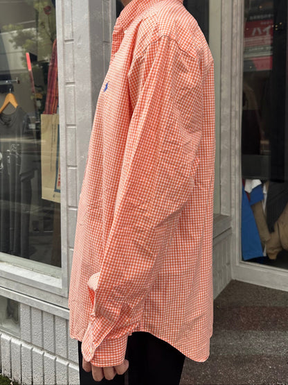 90's RALPH LAUREN「Custom Fit」 ギンガムチェックシャツ