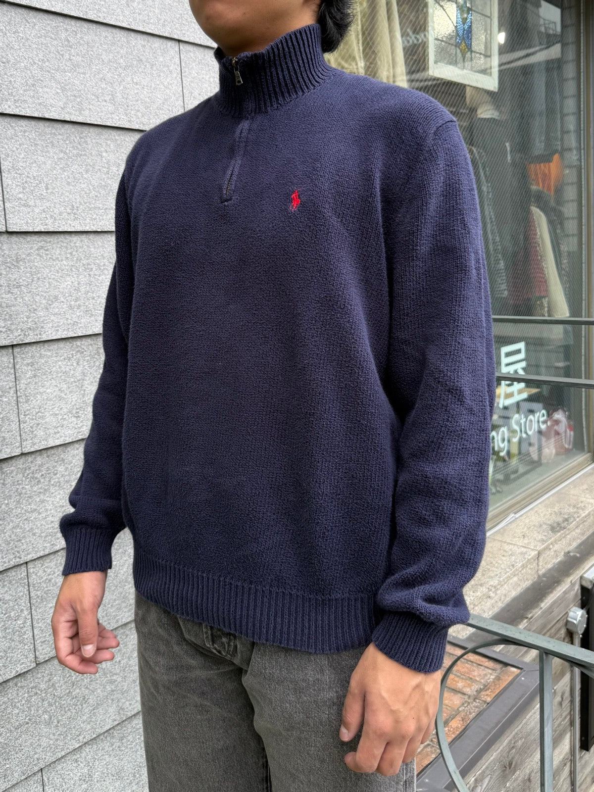 00's「Polo by Ralph Lauren」ハーフジップニット