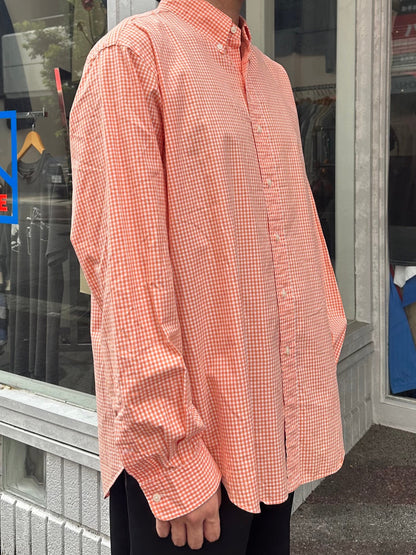 90's RALPH LAUREN「Custom Fit」 ギンガムチェックシャツ