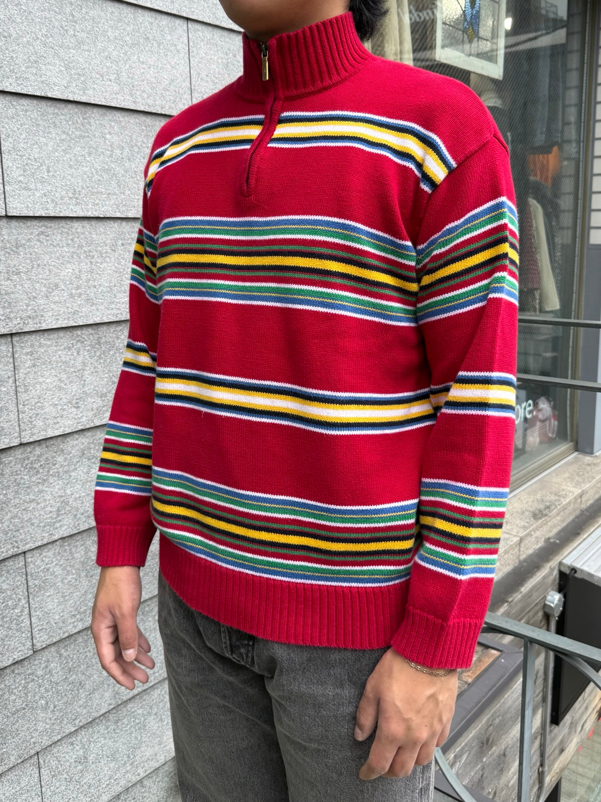 00's「Lauren Ralph Lauren」ハーフジップニット