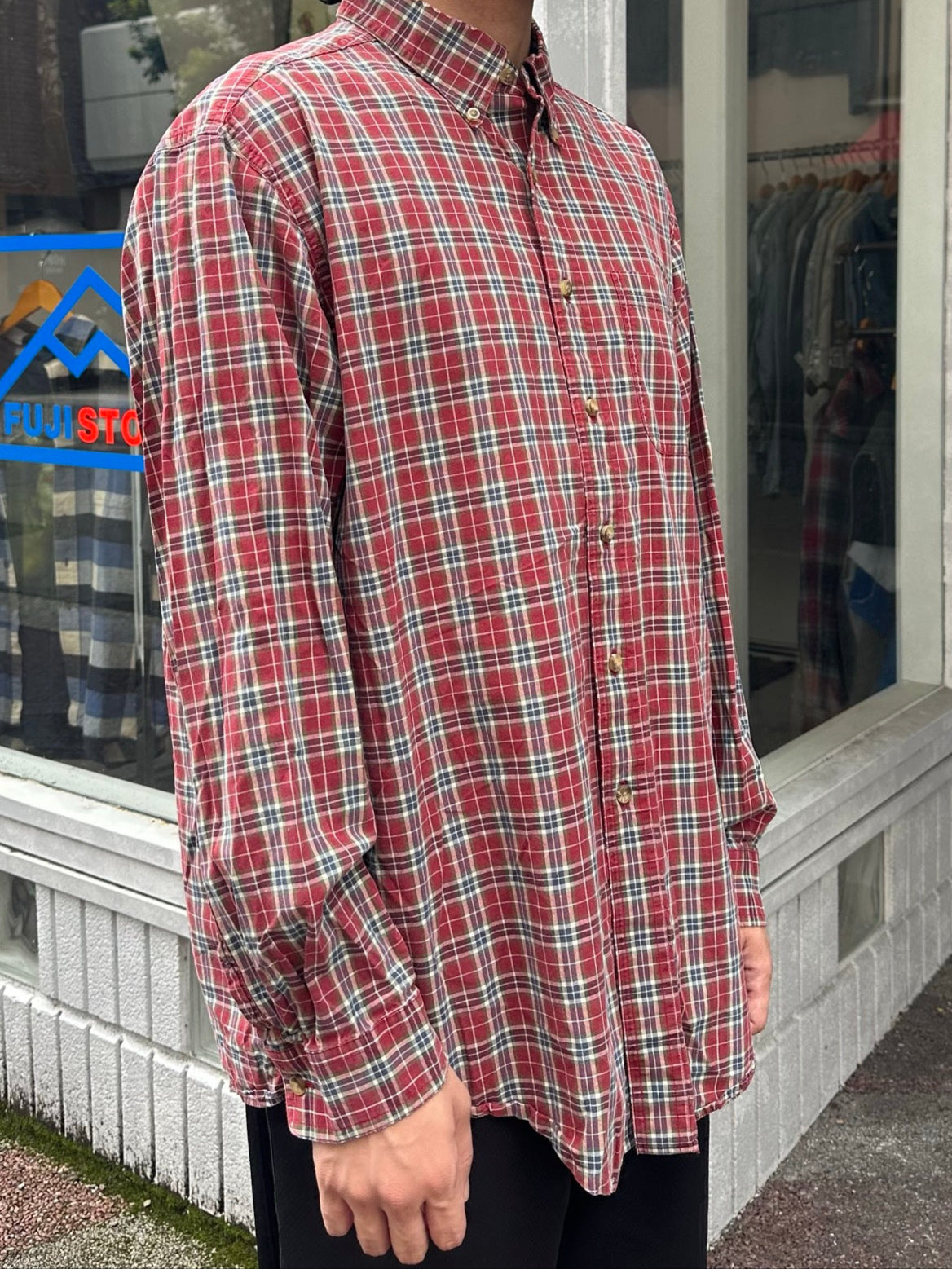 00's L.L.BEAN ボタンダウンチェックシャツ