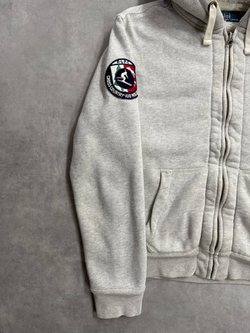90's RALPH LAUREN「PONYLOGO」裏地ボア　フルジップパーカー