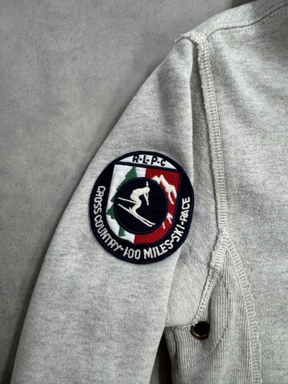 90's RALPH LAUREN「PONYLOGO」裏地ボア　フルジップパーカー
