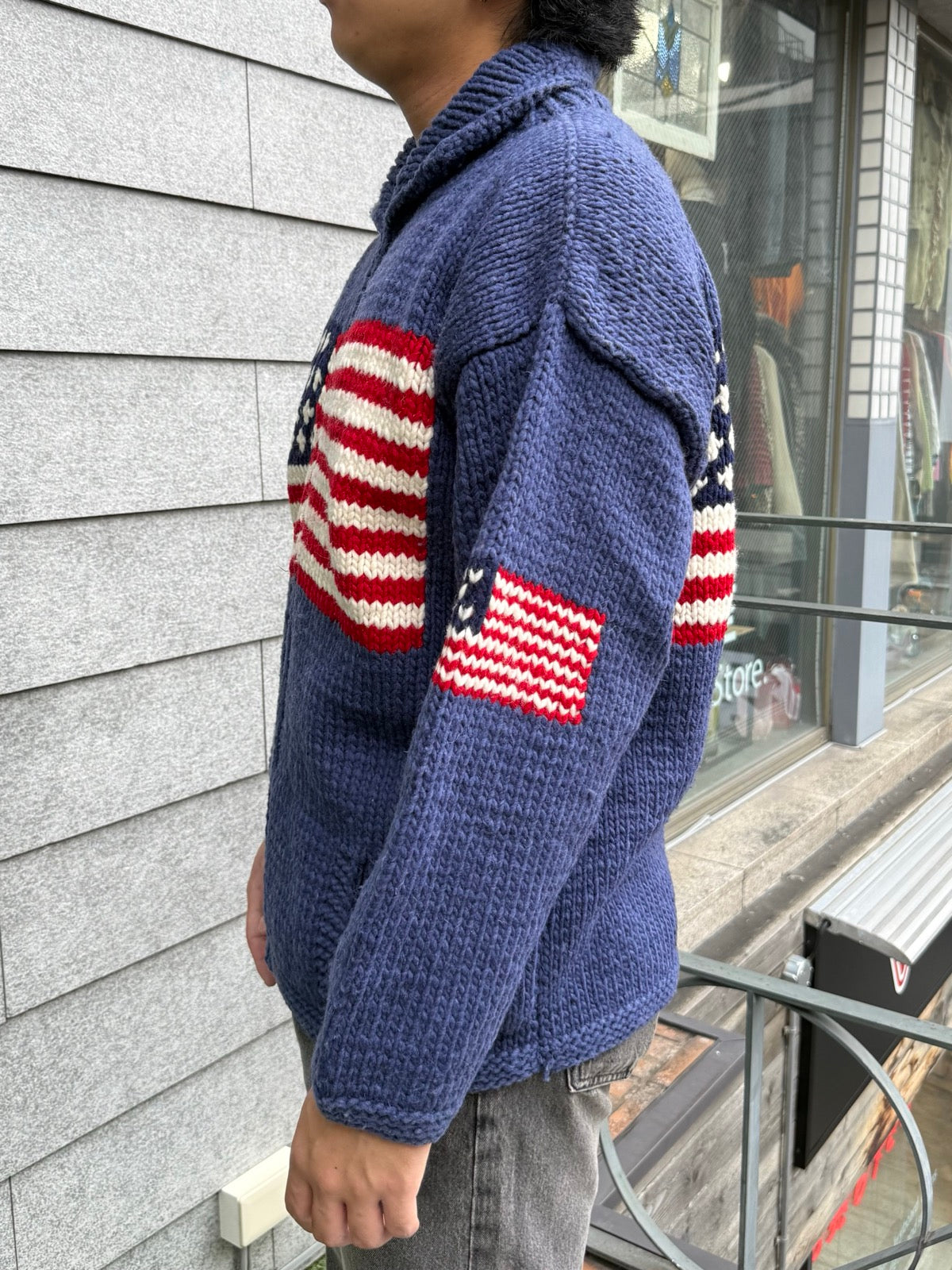 90's「星条旗」エクアドルニット – FUJI STORE