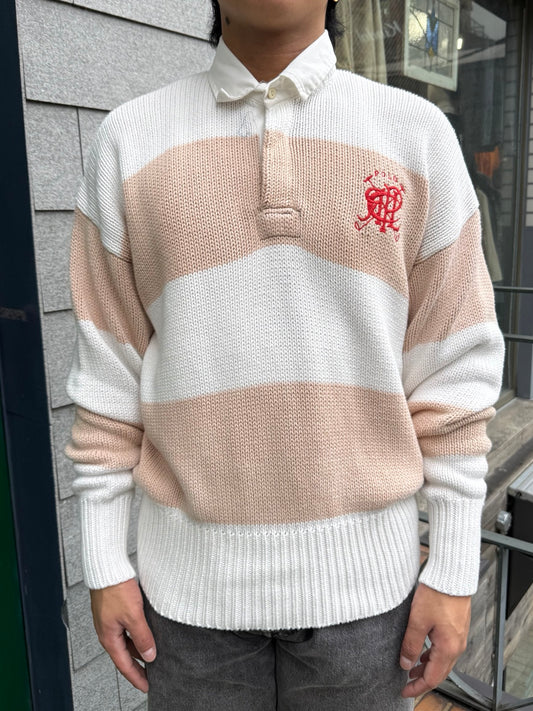 90's~00's「Polo by Ralph Lauren」ボーダーコットンニット