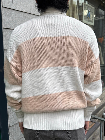 90's~00's「Polo by Ralph Lauren」ボーダーコットンニット