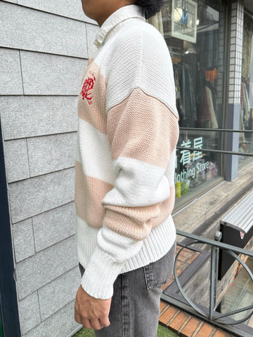 90's~00's「Polo by Ralph Lauren」ボーダーコットンニット