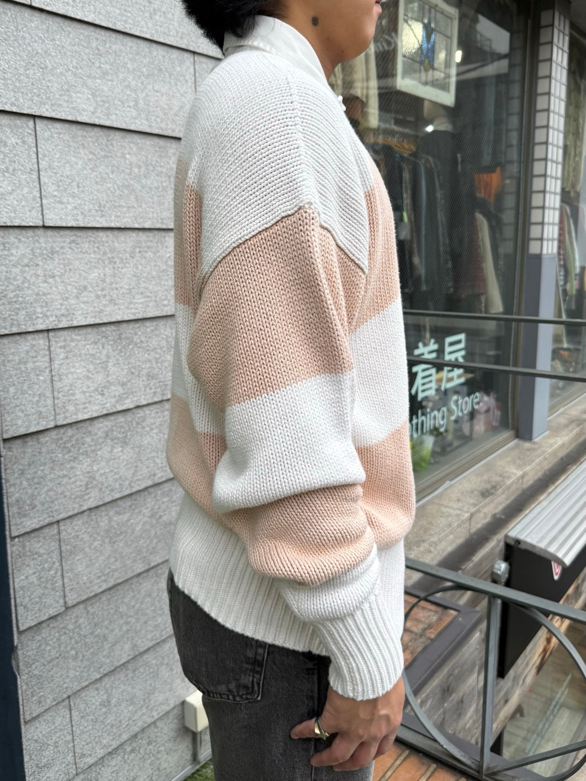 90's~00's「Polo by Ralph Lauren」ボーダーコットンニット