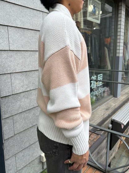 90's~00's「Polo by Ralph Lauren」ボーダーコットンニット