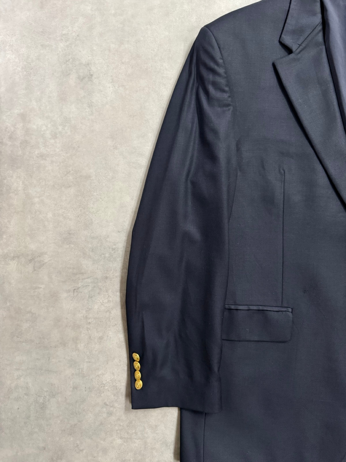 90's LAUREN RALPH LAUREN 「SCHOOL JACKET」テーラードジャケット　紺ブレ