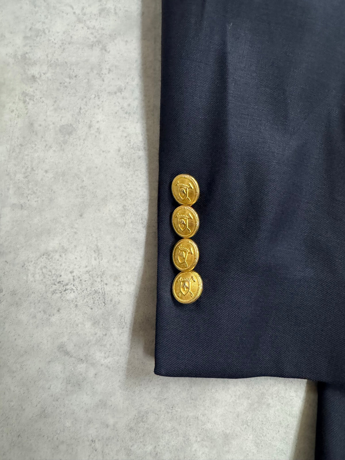 90's LAUREN RALPH LAUREN 「SCHOOL JACKET」テーラードジャケット　紺ブレ