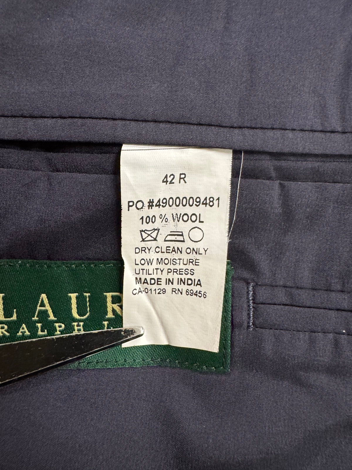 90's LAUREN RALPH LAUREN 「SCHOOL JACKET」テーラードジャケット　紺ブレ