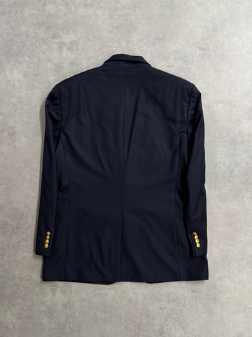 90's LAUREN RALPH LAUREN 「SCHOOL JACKET」テーラードジャケット　紺ブレ