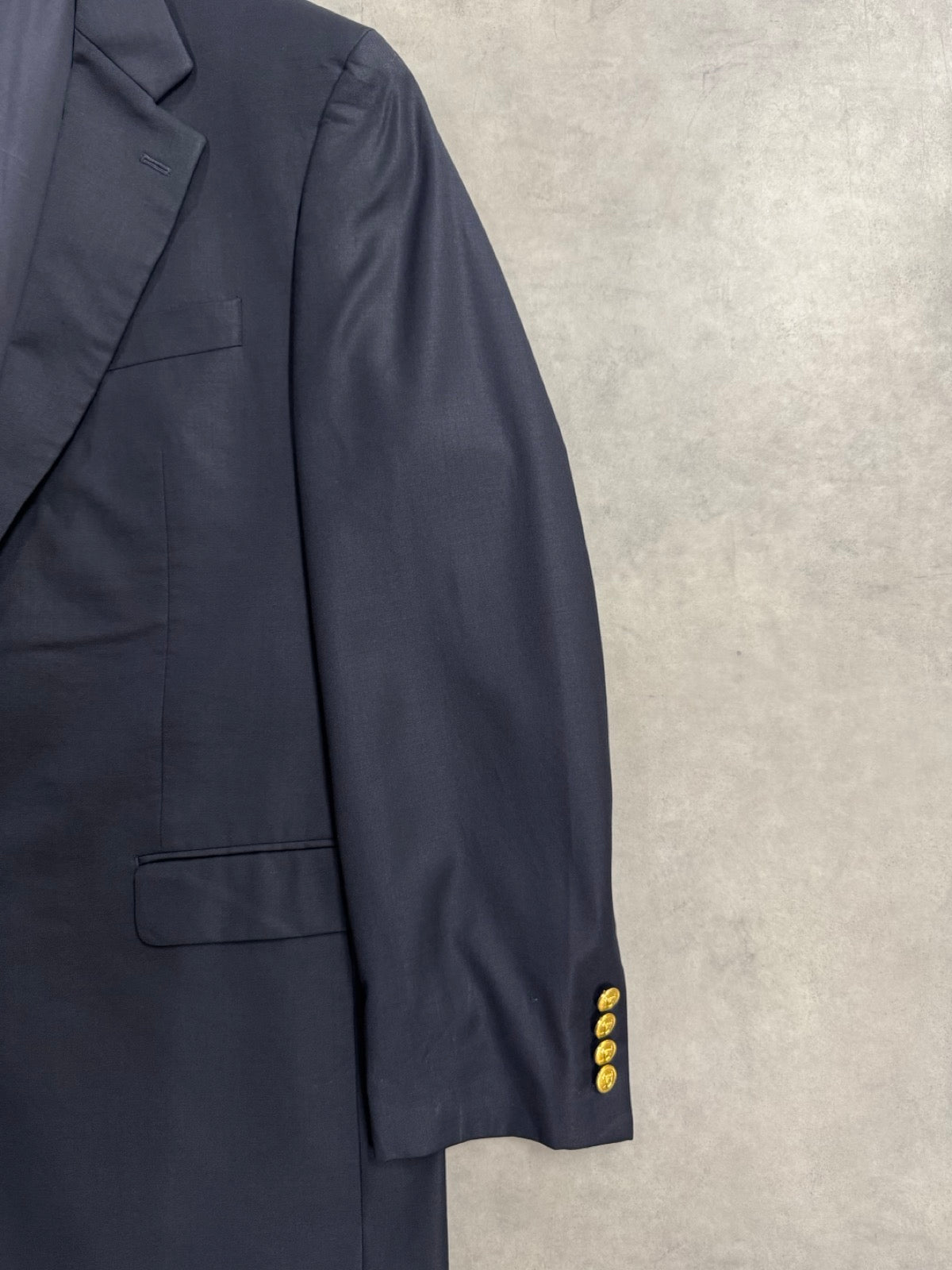 90's LAUREN RALPH LAUREN 「SCHOOL JACKET」テーラードジャケット　紺ブレ