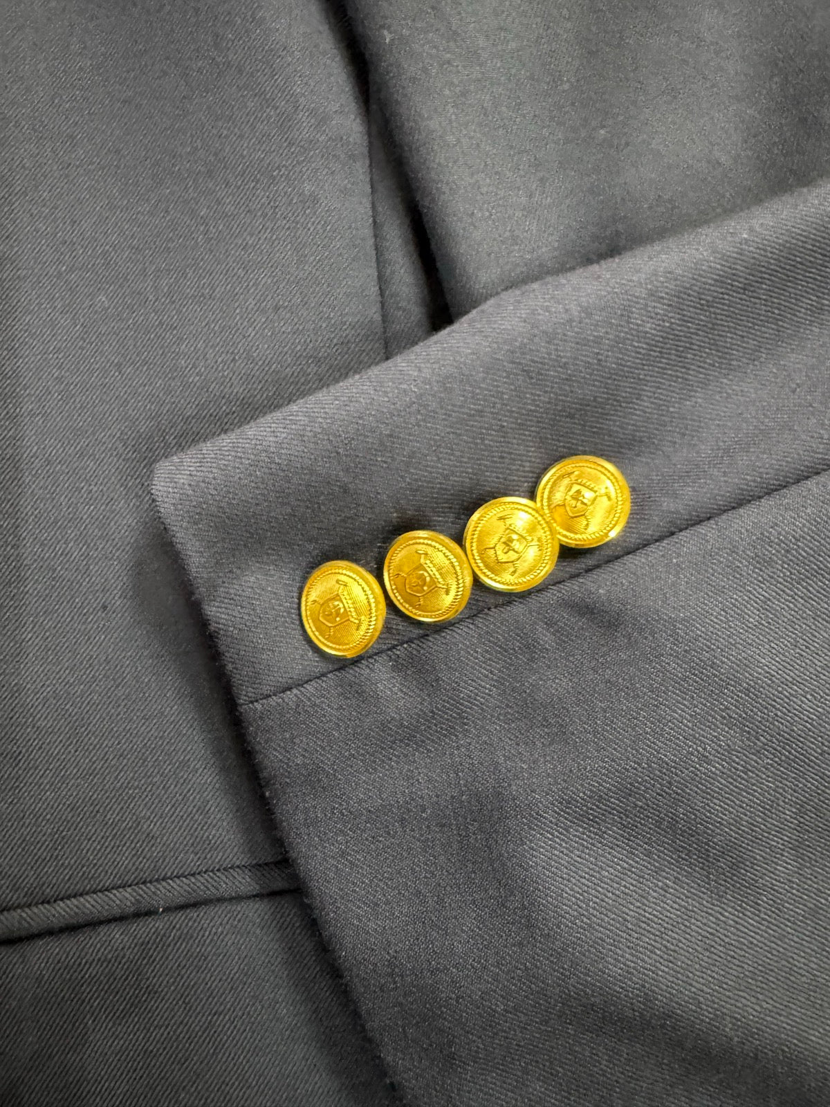 90's LAUREN RALPH LAUREN 「SCHOOL JACKET」テーラードジャケット　紺ブレ