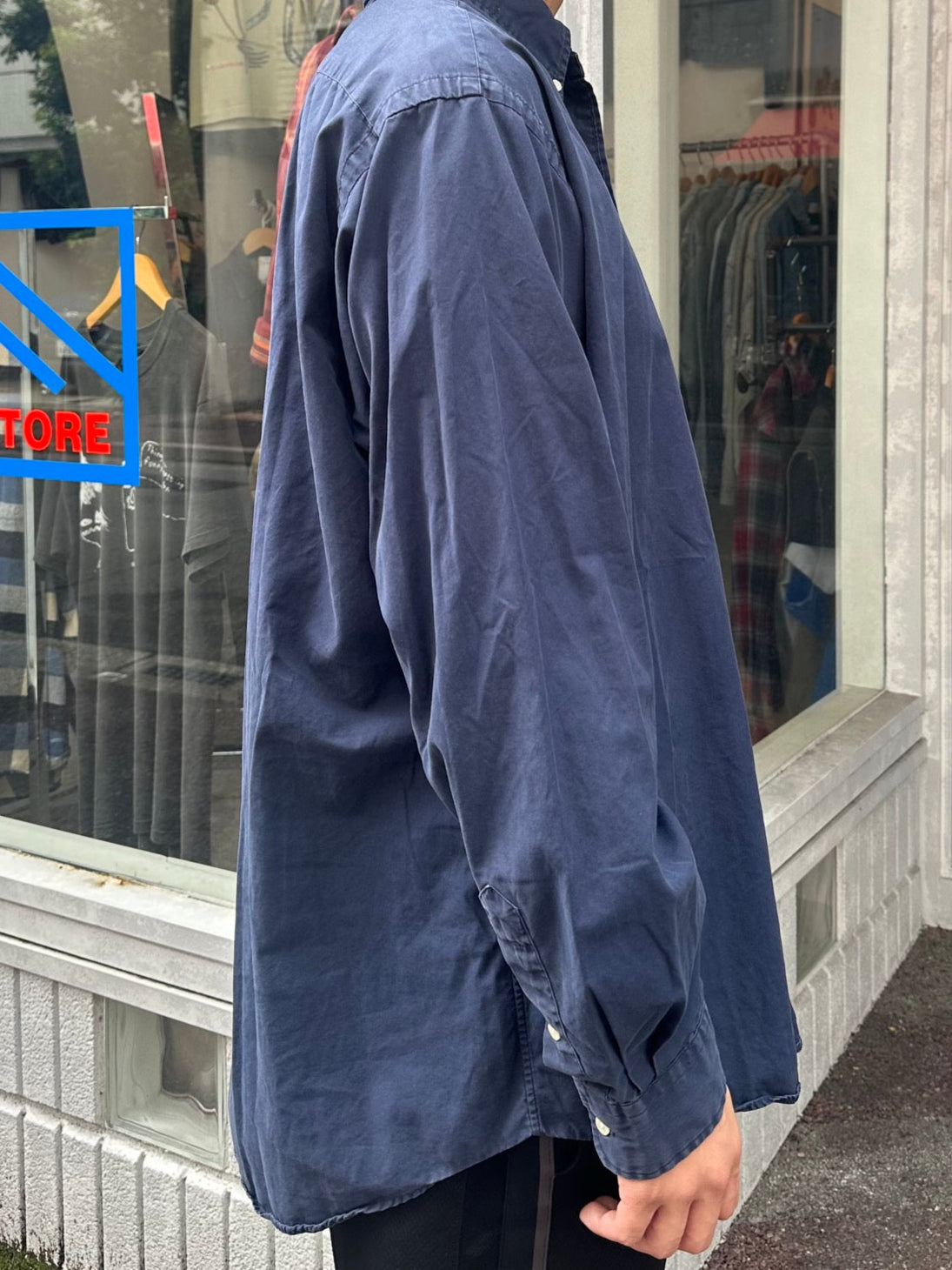 90's RALPH LAUREN「custom fit」ボタンダウンシャツ