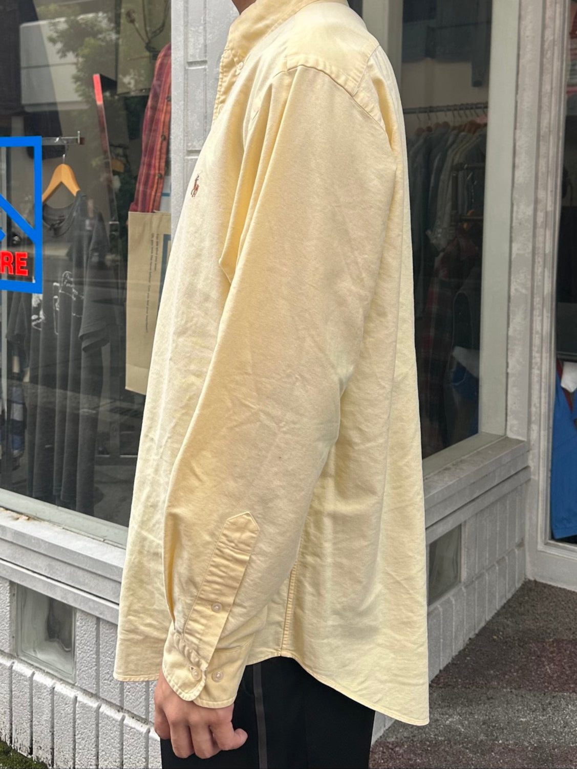 90's RALPH LAUREN「classic fit」ボタンダウンシャツ