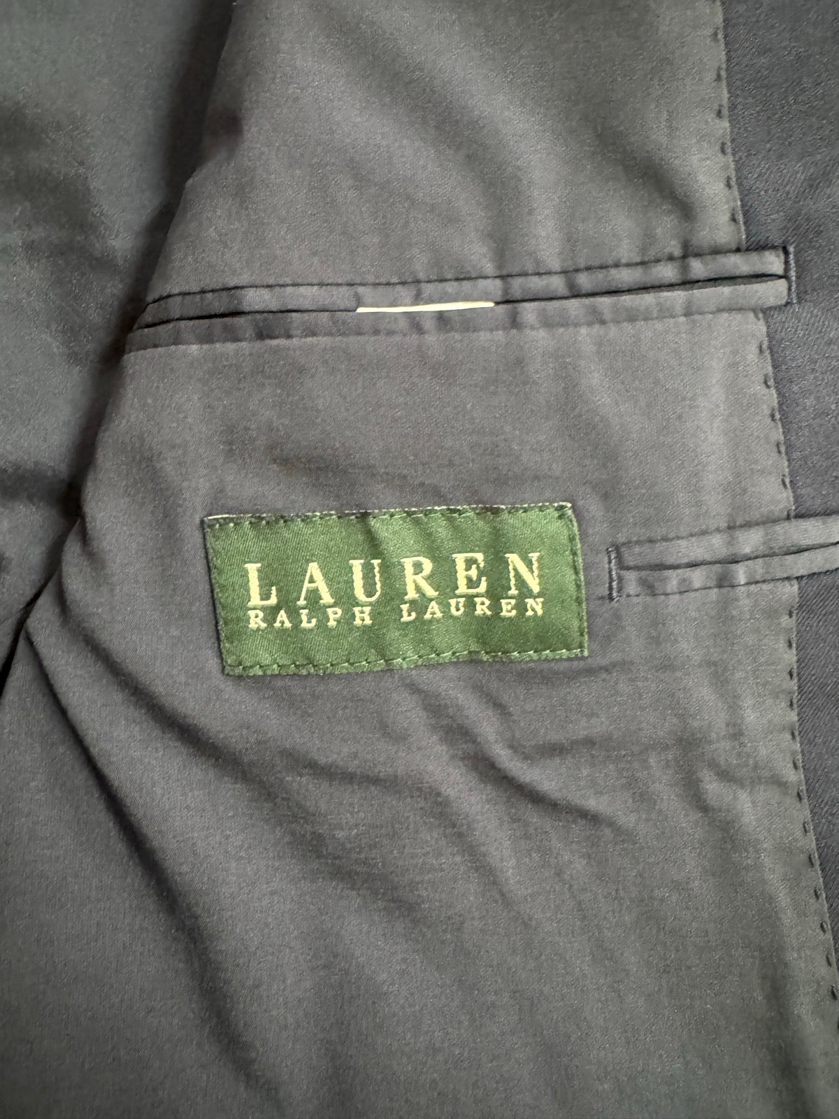90's LAUREN RALPH LAUREN 「SCHOOL JACKET」テーラードジャケット　紺ブレ