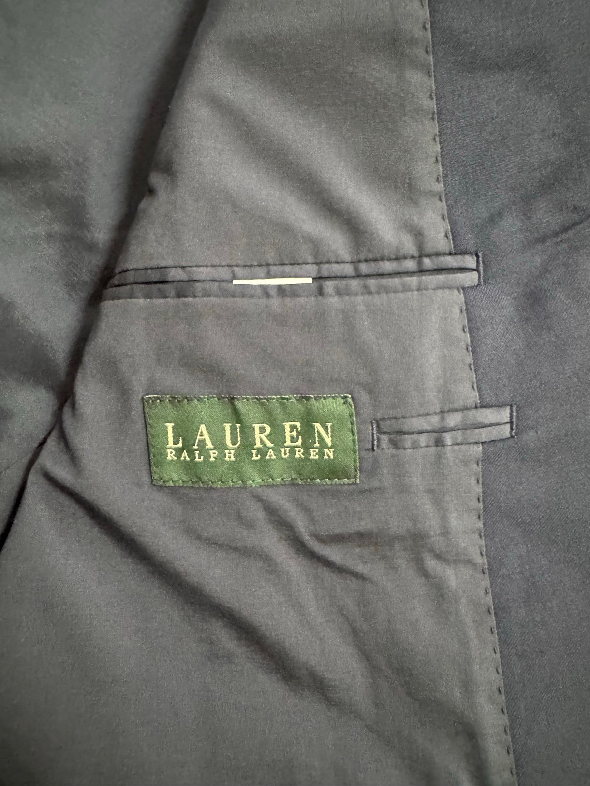 90's LAUREN RALPH LAUREN 「SCHOOL JACKET」テーラードジャケット　紺ブレ