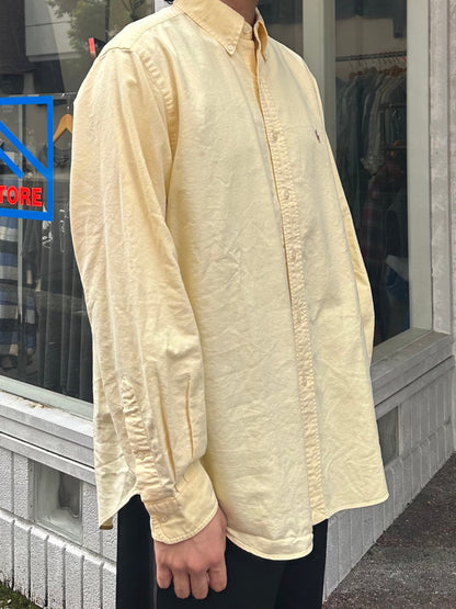 90's RALPH LAUREN「classic fit」ボタンダウンシャツ