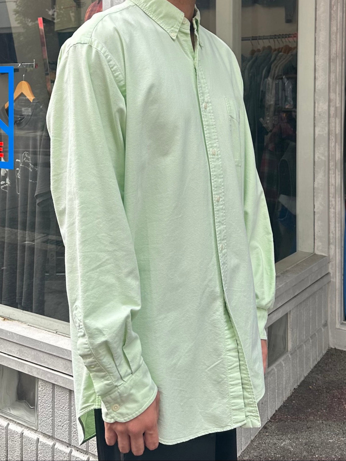 90's RALPH LAUREN「classic fit」ボタンダウンシャツ