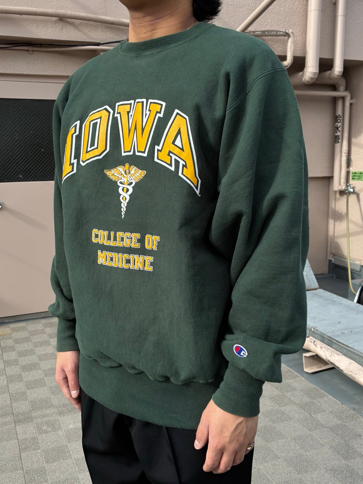 90's Champion「IOWA」REVERSE WEAVE　スウェット