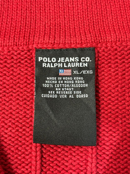00's「Polo Jeans Co. Ralph Lauren 」ハーフジップニット