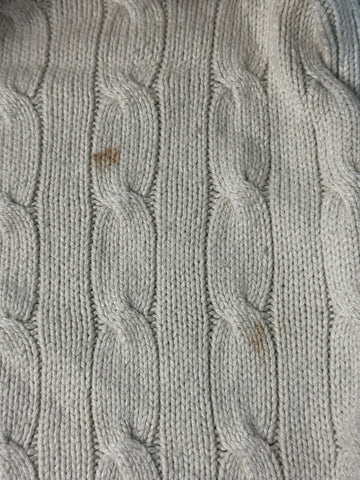 00's Polo by Ralph Lauren「Tussah Silk」ケーブルハーフジップニット