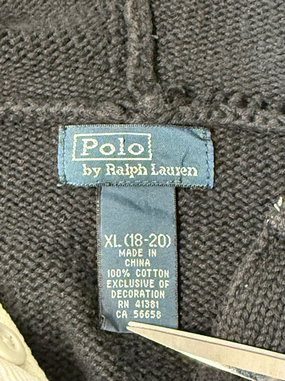 00's「Polo by Ralph Lauren」コットンニットパーカー