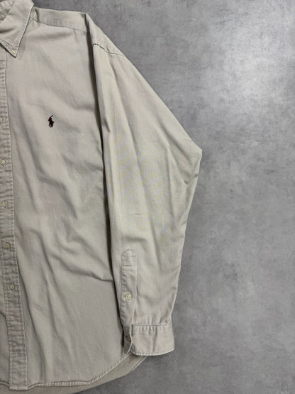 90’s RALPH LAUREN 「100％COTTON」ボタンダウンシャツ