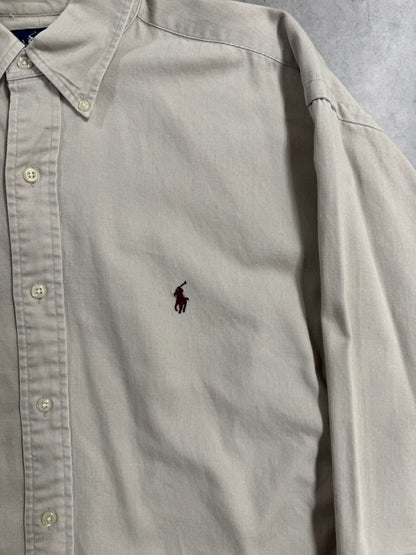 90’s RALPH LAUREN 「100％COTTON」ボタンダウンシャツ