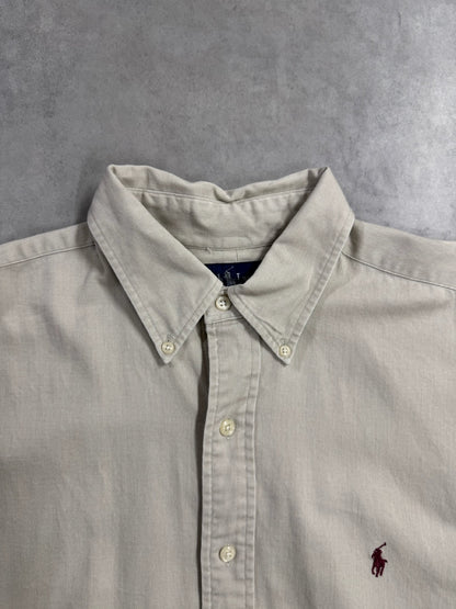 90’s RALPH LAUREN 「100％COTTON」ボタンダウンシャツ