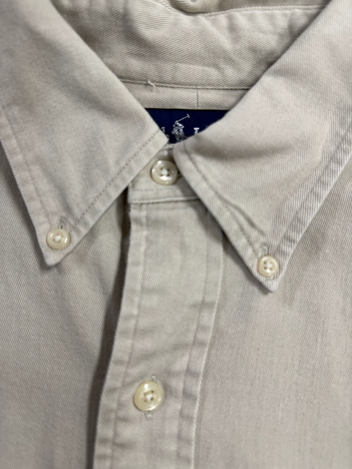 90’s RALPH LAUREN 「100％COTTON」ボタンダウンシャツ