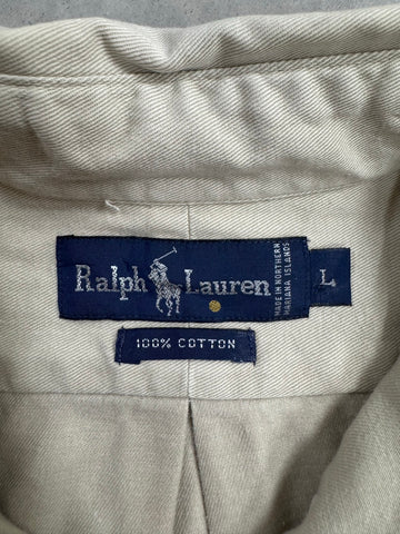 90’s RALPH LAUREN 「100％COTTON」ボタンダウンシャツ